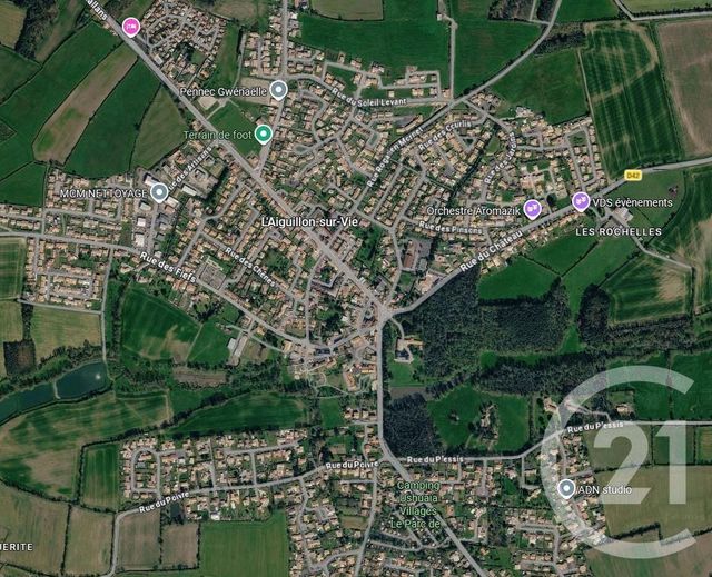 Terrain &agrave; vendre - 361 m2 - L Aiguillon Sur Vie - 85 - PAYS-DE-LOIRE