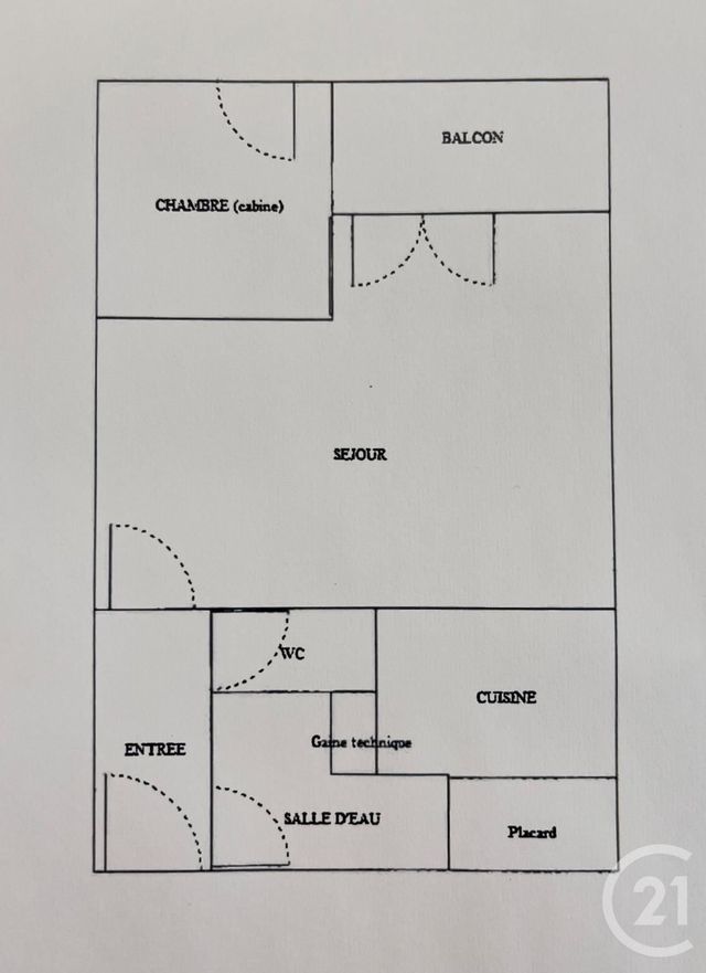 Appartement T2 &agrave; vendre - 2 pi&egrave;ces - 25,45 m2 - St Hilaire De Riez - 85 - PAYS-DE-LOIRE